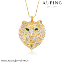 32008-Xuping imitation bijoux mode pendentifs pour femme avec plaqué or 18 carats (la forme de léopard)